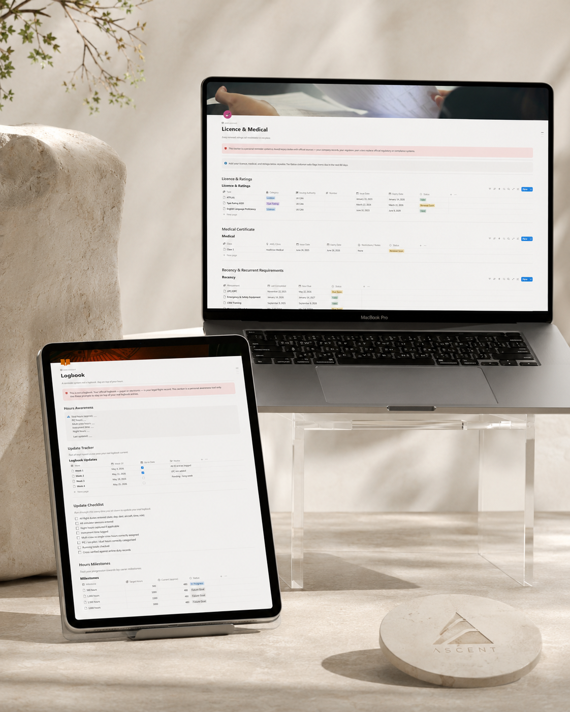 Ascent Pilot Planner